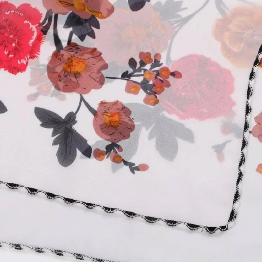 Beautiful Floral Facemask & Scarf Adjustable Ear Strips 4 A Comfortable Fit